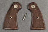 COLT FACTORY NEW SERVICE CHECKERED WALNUT GRIPS - 1 of 4