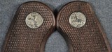 COLT FACTORY NEW SERVICE CHECKERED WALNUT GRIPS - 4 of 4
