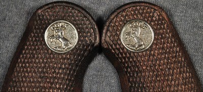 Colt Factory Pre-War Officers Model / Army Special / Official Police Walnut Grips - Image 4 of 4