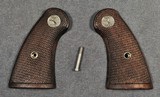 Colt Factory Pre-War Officers Model / Army Special / Official Police Walnut Grips - Image 1 of 4