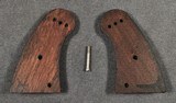Colt Factory Pre-War Officers Model / Army Special / Official Police Walnut Grips - Image 2 of 4