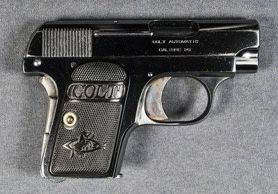 COLT 1908 MODEL N VEST POCKET .25ACP HAMMERLESS AUTOMATIC - Image 2 of 9