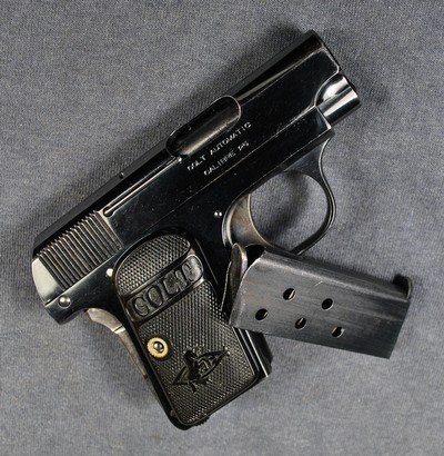 COLT 1908 MODEL N VEST POCKET .25ACP HAMMERLESS AUTOMATIC - Image 1 of 9