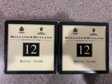 Holland & Holland 12 Bore 2.5 inch shotgun shells 2 boxes of 25 each. Made in England 1oz #6 shot - 1 of 8