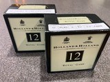Holland & Holland 12 Bore 2.5 inch shotgun shells 2 boxes of 25 each. Made in England 1oz #6 shot - 6 of 8