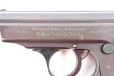 Original WWII Nazi Police Eagle/C Walther PPK Semi-Plum Finish WW2 - 4 of 21