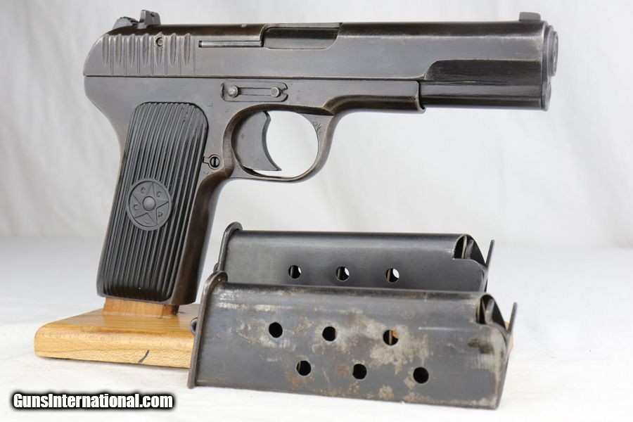 Original WWII Soviet Tokarev TT-33 pistol grips Izhevsk made 1945