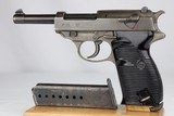 WWII Nazi Dual Tone Walther P.38 BYF 44 Police Eagle/F - RARE - 1944 - 9mm - 1 of 8