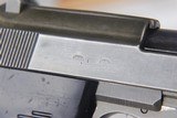 Rare WWII Nazi Dual-Tone Mauser P.38 - FN Slide - ac 43 - 1943 - 9mm - 9 of 9