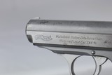 Rare Verchromt WWII Nazi era Walther PPK - Satin Finish - 1935 - 7.65mm - 9 of 9