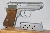 Rare Verchromt WWII Nazi era Walther PPK - Satin Finish - 1935 - 7.65mm - 2 of 9