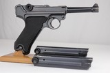 Beautiful WII Nazi Black Widow P.08 Luger Rig - 1941 - 9mm - 4 of 18