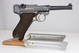 Scarce WWII Nazi Mauser P.08 Luger Rig - K Date - 1934 - 4 of 20