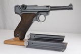 Gorgeous WWII Nazi Mauser P.08 Luger Rig - 1937 - 9mm - 4 of 19