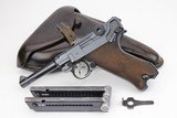 Gorgeous WWII Nazi Mauser P.08 Luger Rig - 1937 - 9mm - 1 of 19
