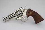 Scarce, Nickel Colt Python - 1978 - .357 Mag - Original, Matching Box - 2 of 15