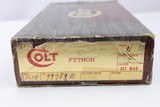 Scarce, Nickel Colt Python - 1978 - .357 Mag - Original, Matching Box - 13 of 15