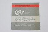 Colt King Cobra - As New in Box - 1987 - .357 Mag - 13 of 13