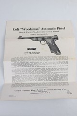 Rare, ANIB Colt Match Target - First Year Production .22LR 1938 - 12 of 13
