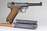 Fantastic 1941 Mauser Luger Rig - Two Matching Magazines P.08 9mm 1941 WW2 / WWII - 4 of 20