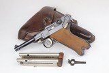 Terrific DWM Luger Rig - Two Matching Magazines P.08 9mm WW1 / WWI - 1 of 20