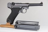 1941 Black WIdow Mauser Luger Rig P.08 9mm WW2 / WWII - 4 of 20