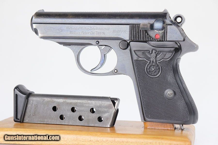 Rare Party Leader Walther PPK - Black Grip 7.65mm ~1943 WW2 / WWII