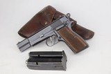 Excellent Nazi Browning High Power Rig 9mm 1943-44 WW2 / WWII - 1 of 15