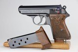 Mint, Rare Party Leader Walther PPK - Million Serial, Box Magazine 7.65mm 1938 WW2 / WWII - 1 of 13