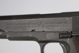 WW2 Colt 1911A1 - 1943 Mfg .45 ACP WW2 / WWII - 8 of 11