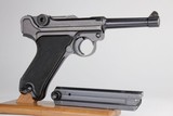 Nazi Black Widow Mauser Luger P.08 9mm 1942 WW2 / WWII - 5 of 14