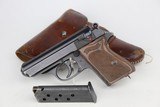 Excellent Police Eagle/C Walther PPK Rig 7.65mm 1943 WW2 / WWII - 1 of 15
