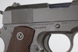 Beautiful Colt M1911A1 - 1943 Mfg .45ACP WWII / WW2 - 10 of 13