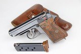 Terrific Nazi Party Leader Walther PPK & Holster WW2 / WWII - 1 of 13