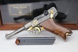 Custom Engraved DWM Luger - Iron Cross Limited Edition 9mm Pistol Post WW1 Restoration P.08 - 1 of 18