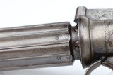 Excellent British Pepperbox Revolver - 6 of 8