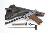 Excellent 1917 DWM Artillery Luger Rig - Matching Mag & Stock 9mm WW1 / WWI