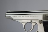 Nickel-Plated Walther PP - Presented To Major General Julian Hatcher 1945 7.65mm - 5 of 9