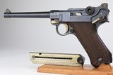 Rare, Excellent 1917 DWM Navy Luger Rig - 2 of 16
