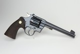 Excellent 1937 Colt Officers Model Target Revolver - 3 of 9