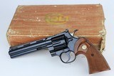 Minty, Boxed Colt Python - 1974 Mfg - 1 of 15