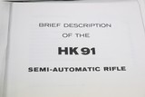 Minty Heckler & Koch HK 91 - 1979 Mfg - 2 of 17