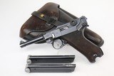 1940 Police Eagle/L Mauser Banner Luger Rig - Matching Magazine - 1 of 24