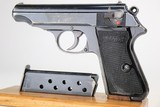 Rare WW2 9mm Walther PP Pistol .380 1939-1940 Production WWII - 1 of 8