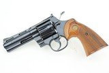 Colt Python Revolver: Blued with 4in Barrel. 1977 Production with Box - 2 of 15