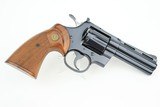 Colt Python Revolver: Blued with 4in Barrel. 1977 Production with Box - 4 of 15