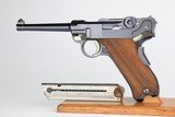 Rare Swiss DWM Model 1900 Luger - Early 3 Digit Serial, Unrelieved Frame - 2 of 25