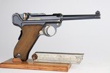 Rare Swiss DWM Model 1900 Luger - Early 3 Digit Serial, Unrelieved Frame - 4 of 25