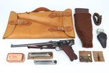 rare 1902 dwm luger carbine rig