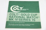Rare Colt Gold Cup - International Shooters Edition - 2 of 13